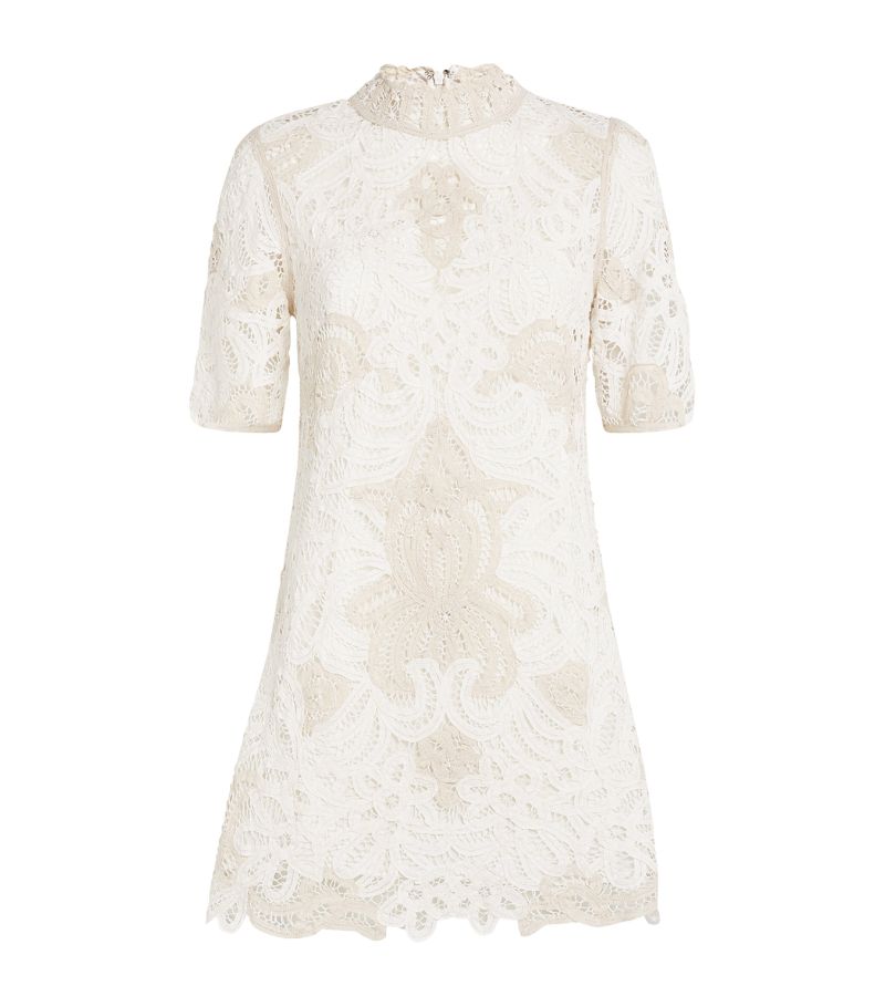 Sea Sea Lace Branca Mini Dress