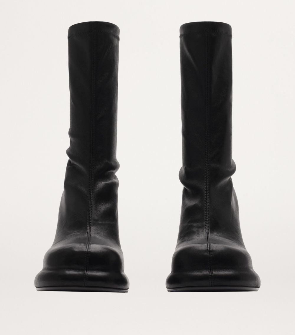 Burberry Burberry Leather Pillar Boots 95