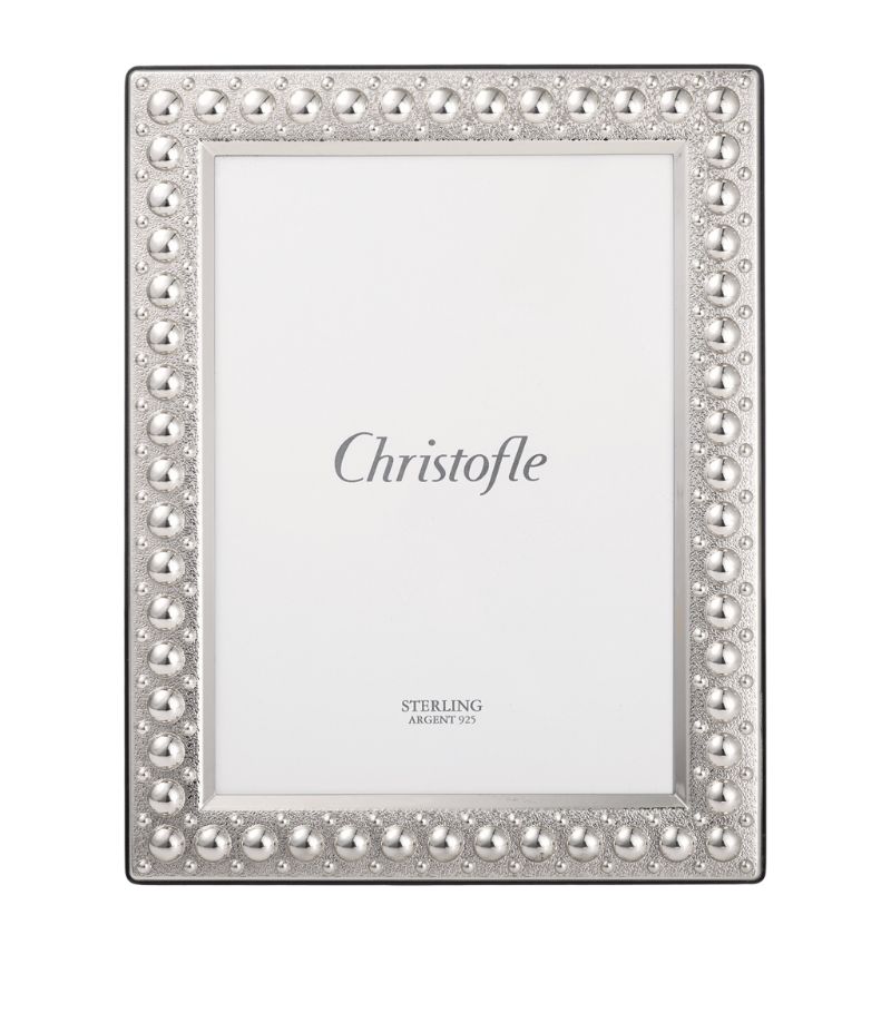 Christofle Christofle Sterling Silver Perles Photo Frame (5" X 7")