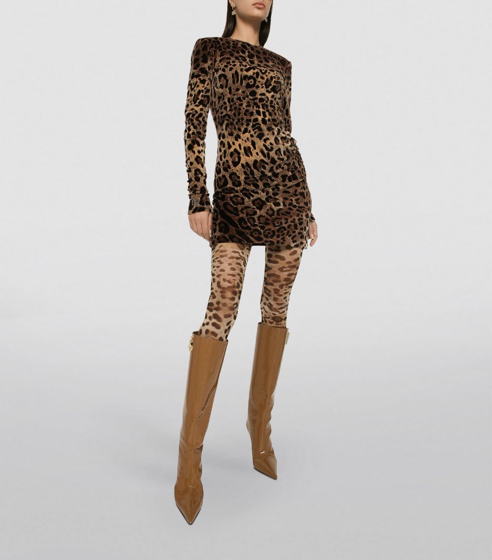 Dolce & Gabbana Dolce & Gabbana Leopard Print Mini Dress