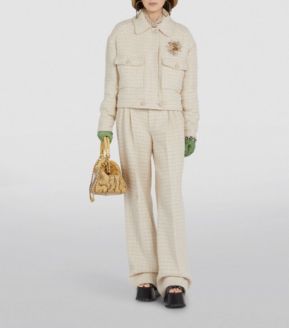 Gucci Gucci Tweed Tailored Trousers