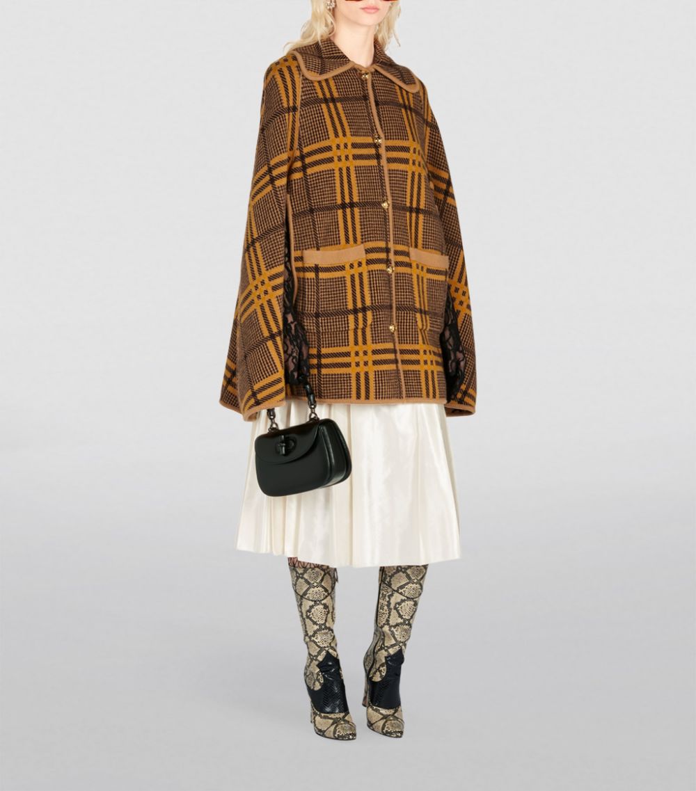 Gucci Gucci Wool Reversible Cape