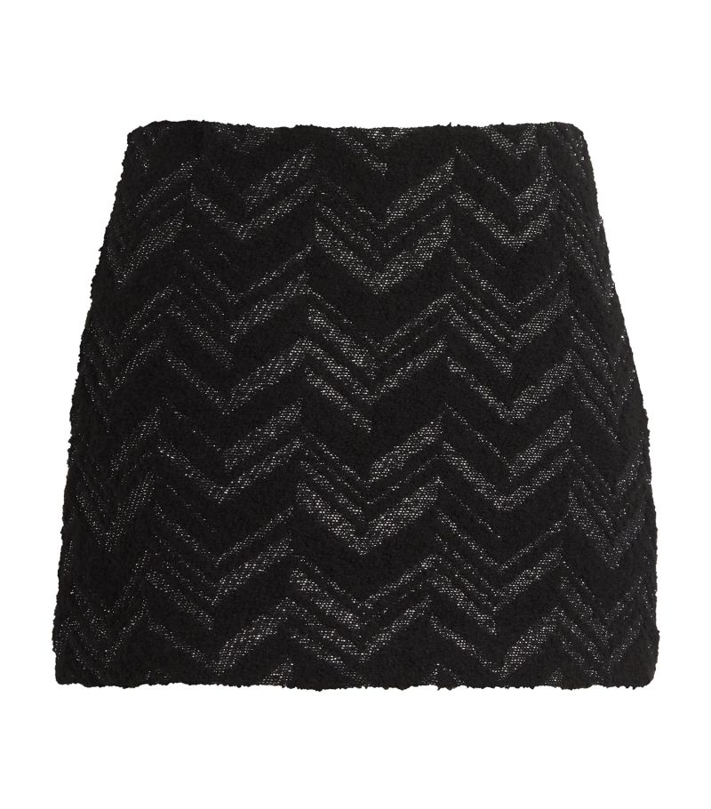 Missoni Missoni Chevron Lamé Mini Skirt