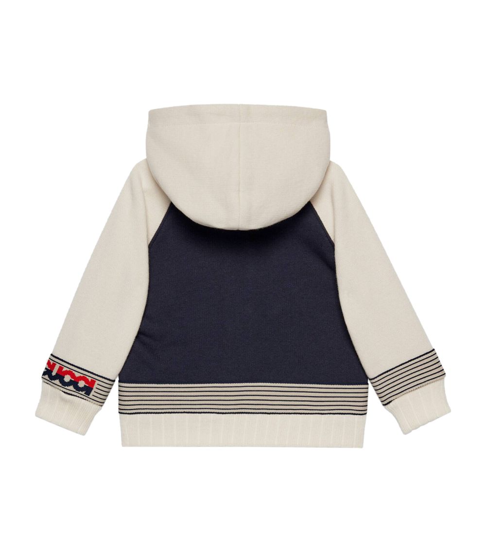 Gucci Gucci Kids Logo Zip-Up Hoodie (0-36 Months)