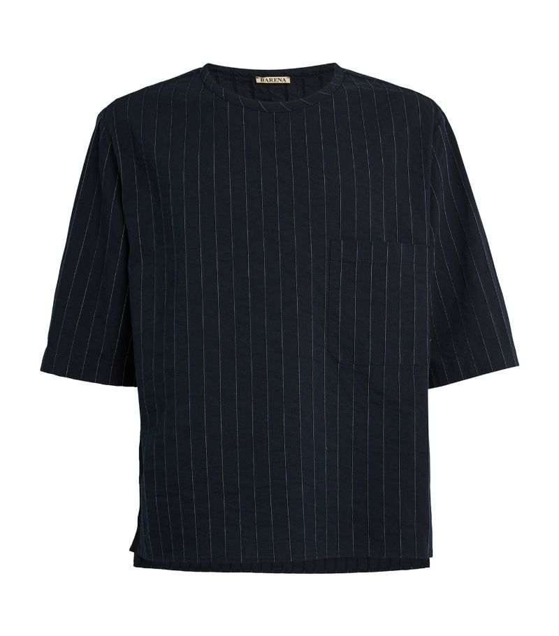 Barena Barena Linen-Cotton Pinstripe T-Shirt