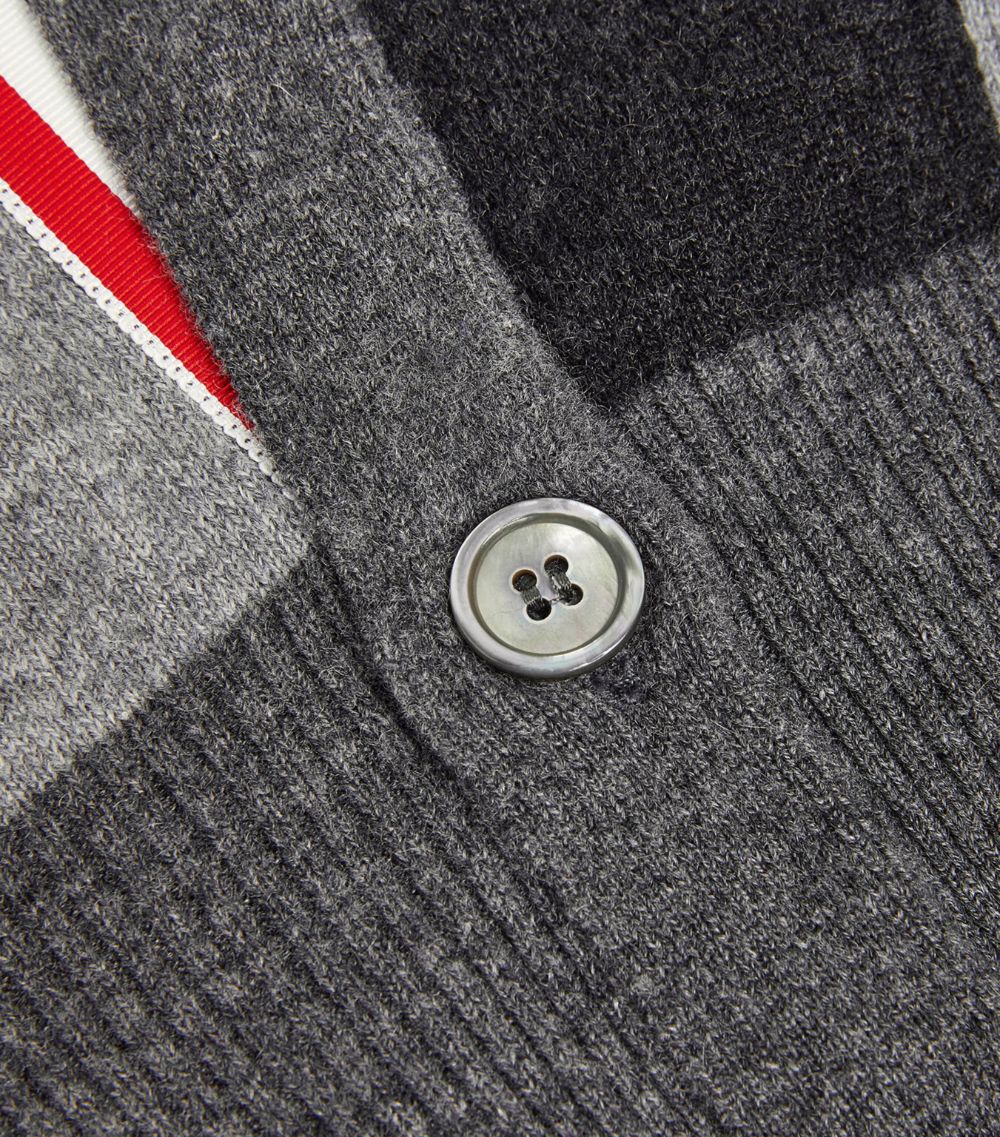 Thom Browne Thom Browne Cashmere 4-Bar Cardigan