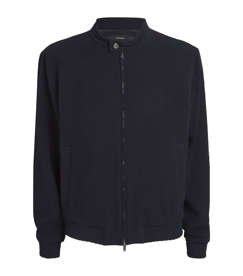 Emporio Armani Emporio Armani Wool Bomber Jacket