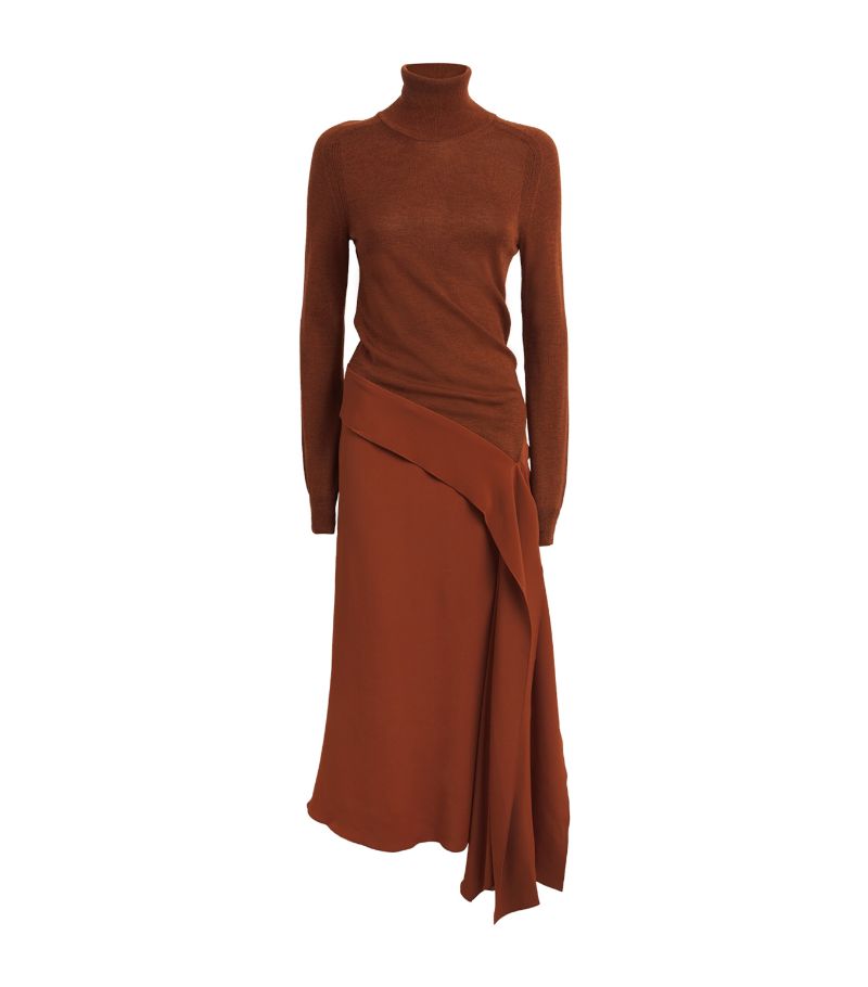 Victoria Beckham Victoria Beckham Wool Midi Dress