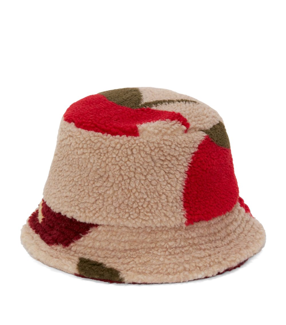 Jw Anderson JW Anderson Fleece Printed Bucket Hat