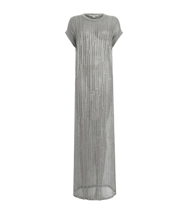 Allsaints Allsaints Mesh Giana Maxi Dress