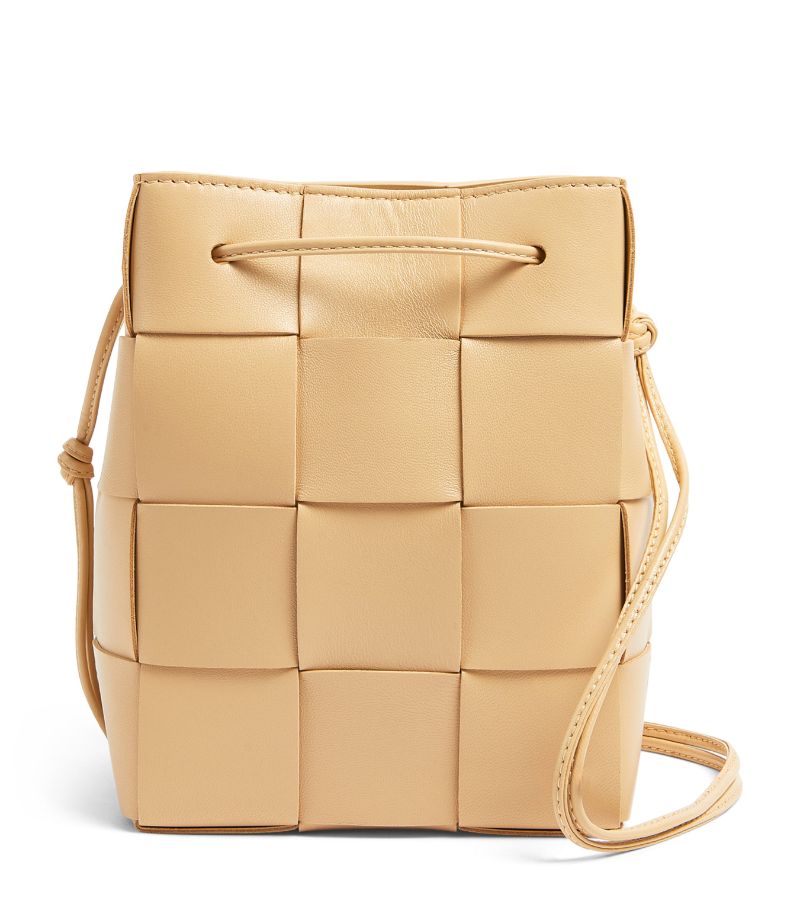 Bottega Veneta Bottega Veneta Small Leather Cassette Bucket Bag