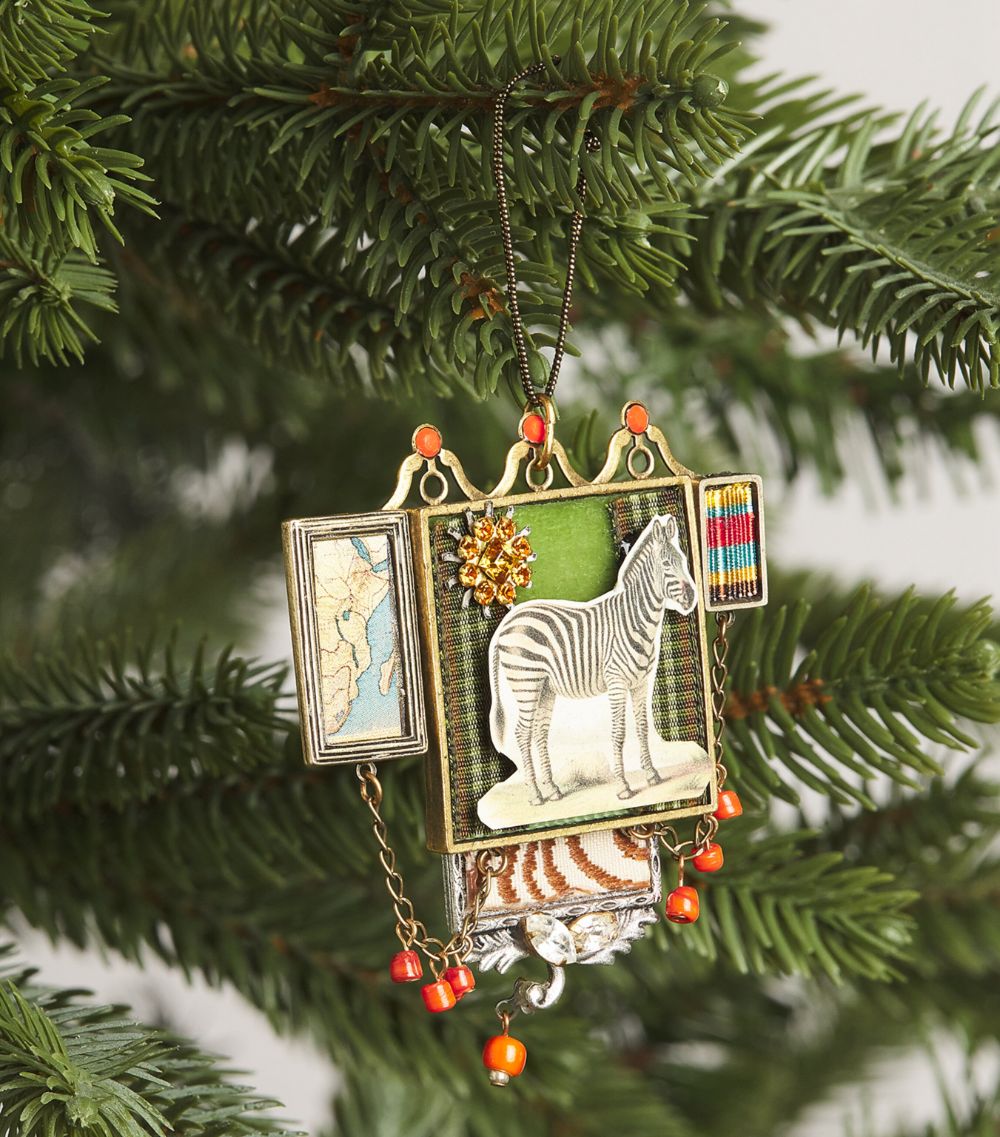  Elements Jill Schwartz Zebra Frame Tree Decoration