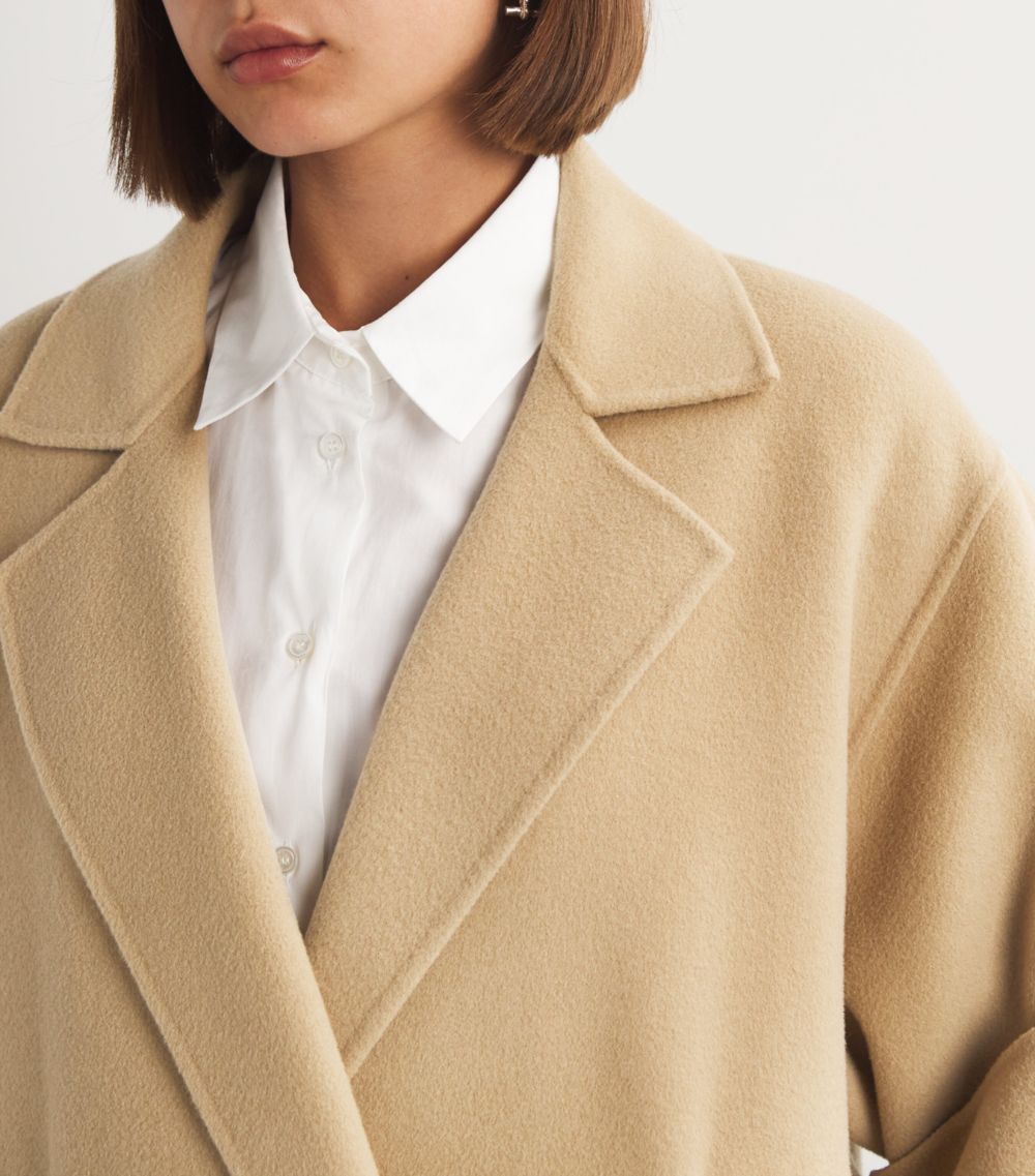 Weekend Max Mara Weekend Max Mara Wool Short-Sleeve Coat