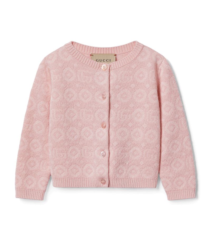 Gucci Gucci Kids Jacquard Double G Cardigan (3-36 Months)