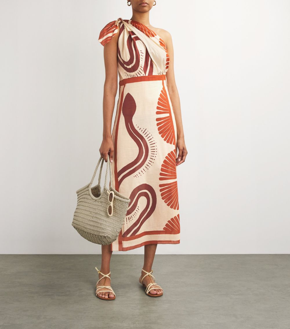  Johanna Ortiz Natural Ecosystem Midi Dress