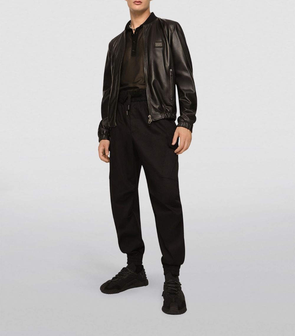 Dolce & Gabbana Dolce & Gabbana Lambskin Bomber Jacket