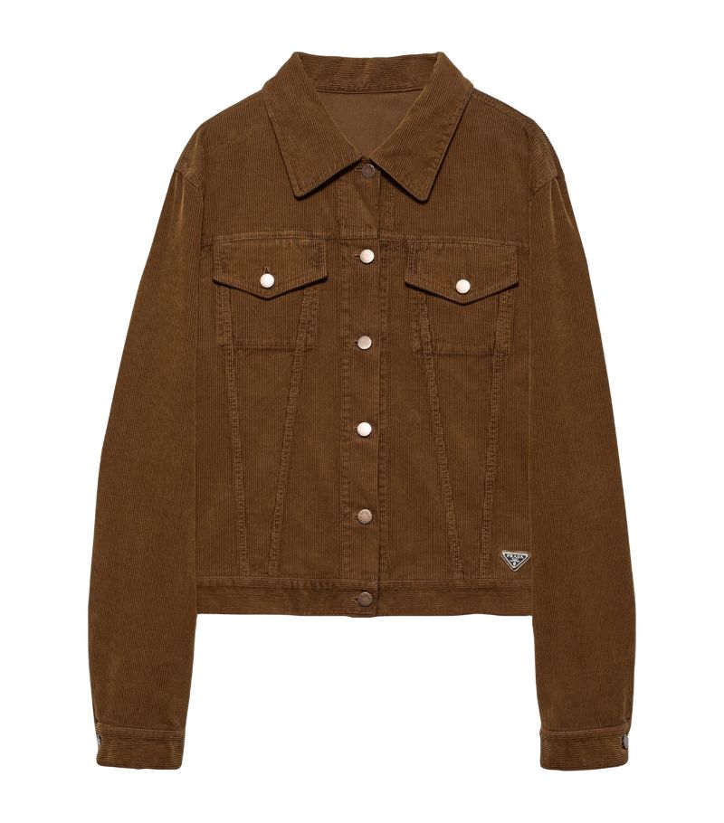 Prada Prada Corduroy Trucker Jacket