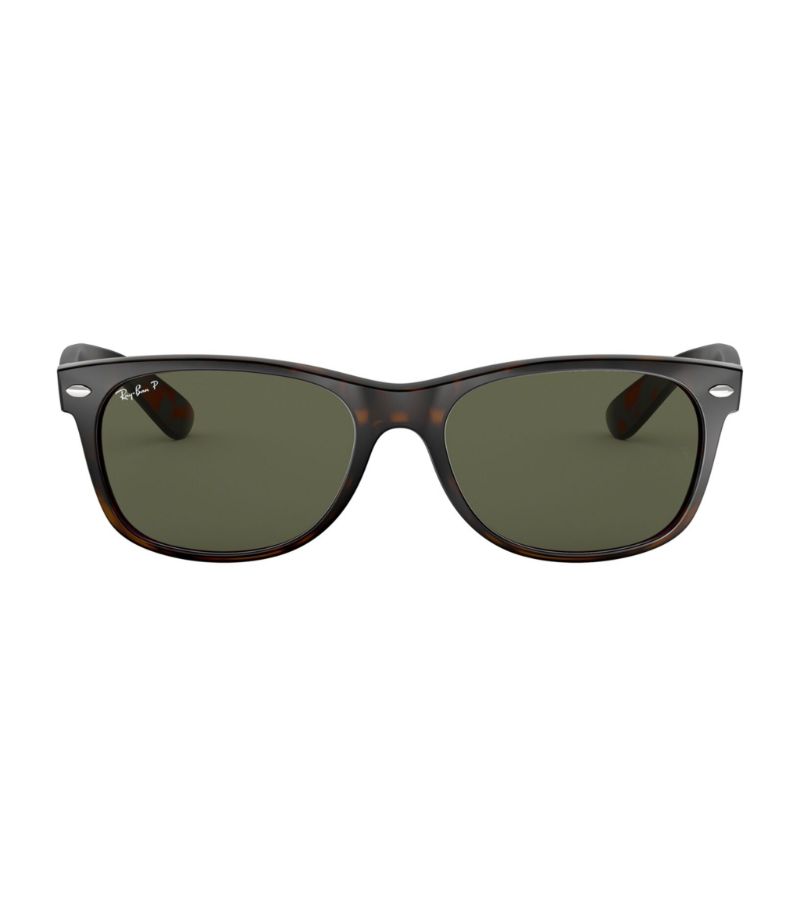 Ray-Ban Ray-Ban Rb2132 55 New Wayfarer Trt Brn Grn Pol