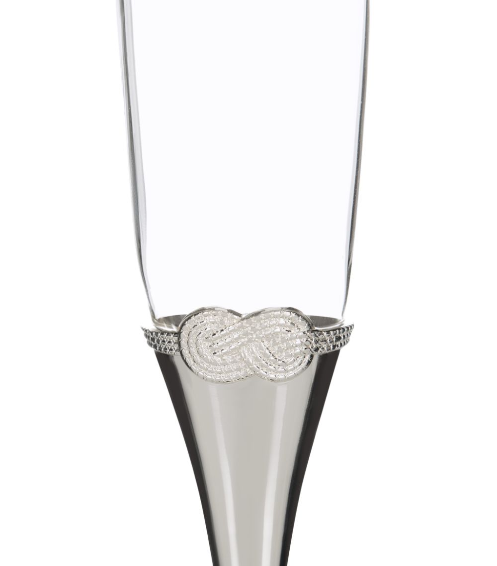 Wedgwood Wedgwood Set Of 2 Infinity Champagne Flutes