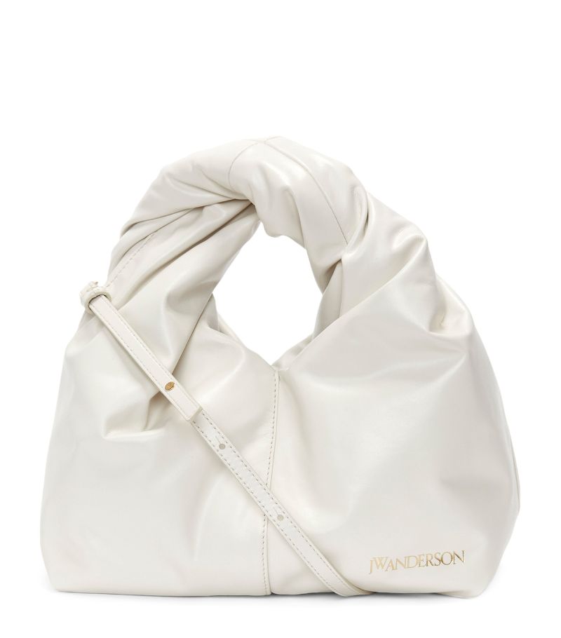 Jw Anderson Jw Anderson Leather Twister Top-Handle Bag