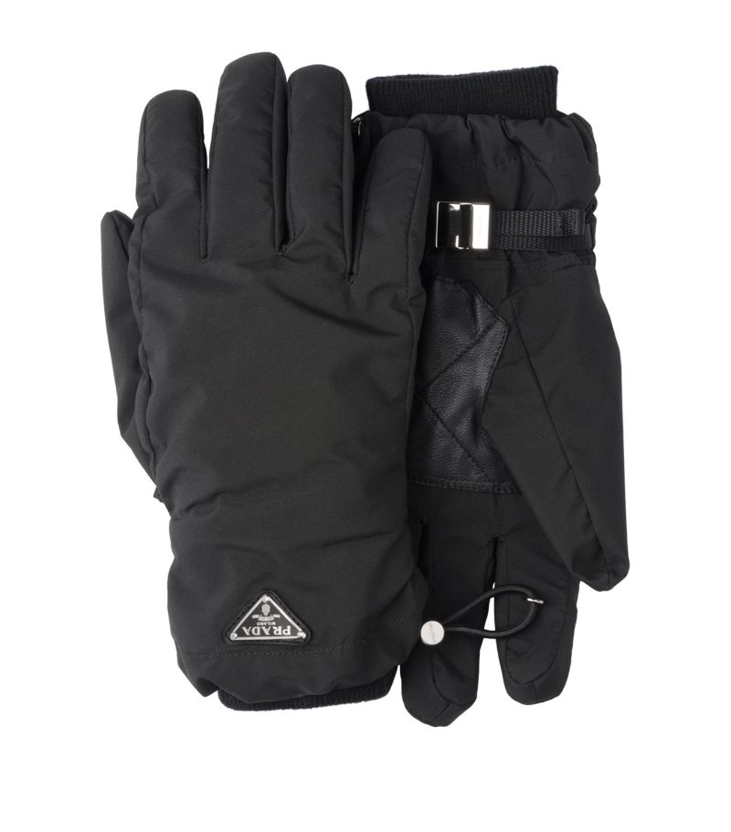 Prada Prada Re-Nylon Triangle Gloves