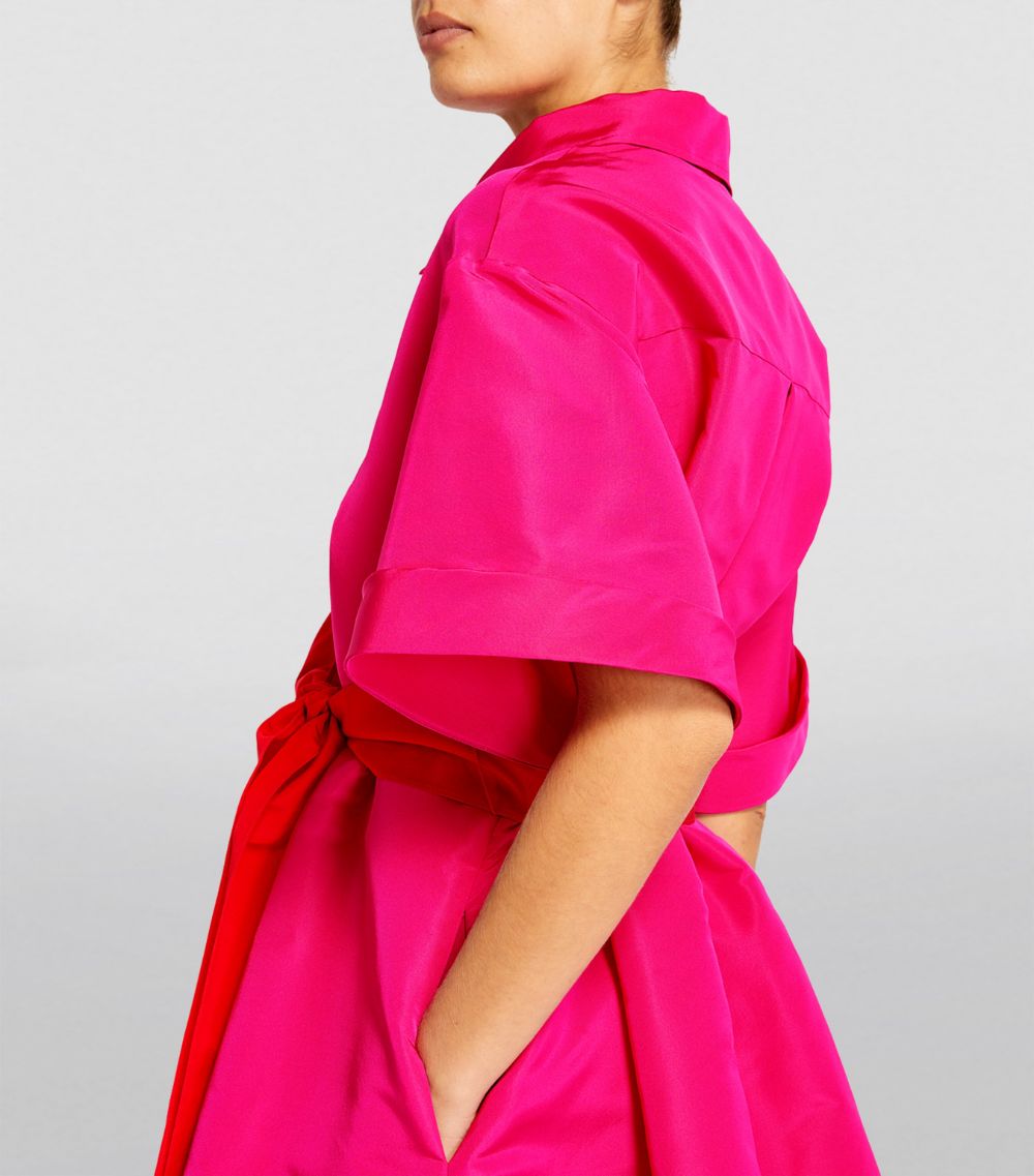Carolina Herrera Carolina Herrera Exclusive Silk Belt-Detail Gown