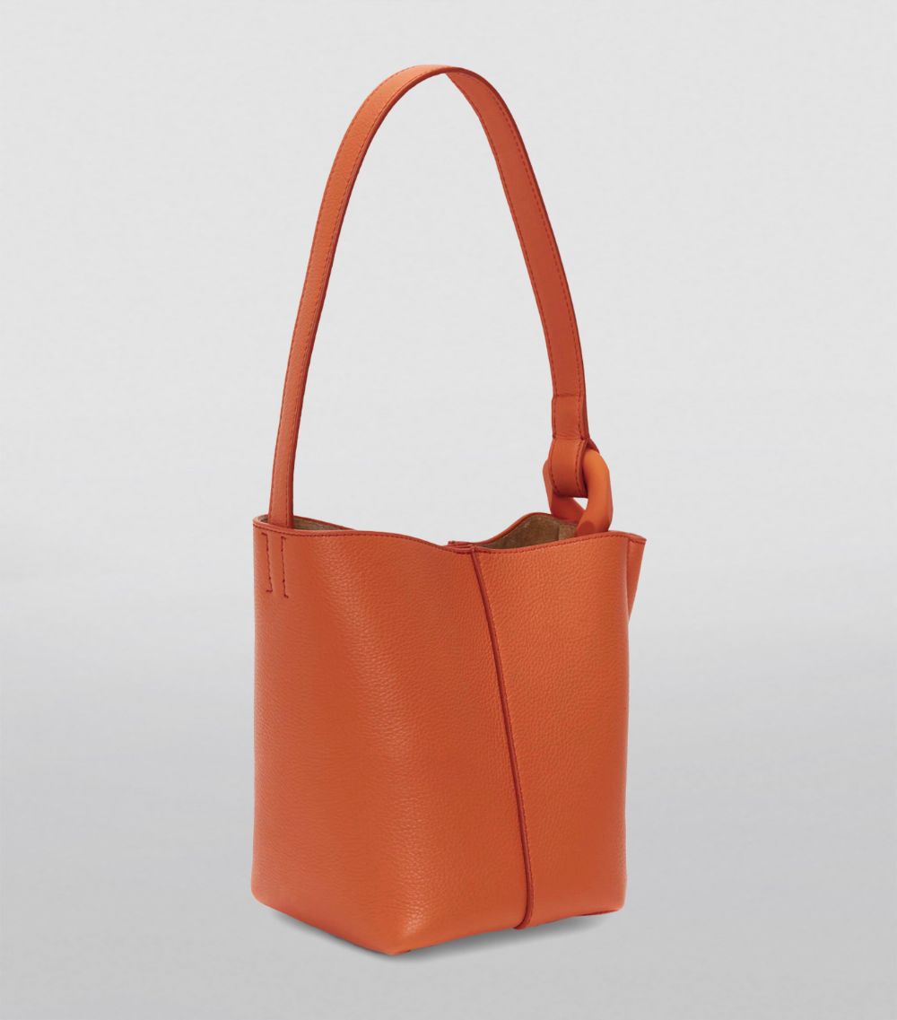 Jw Anderson Jw Anderson Leather Corner Bucket Bag