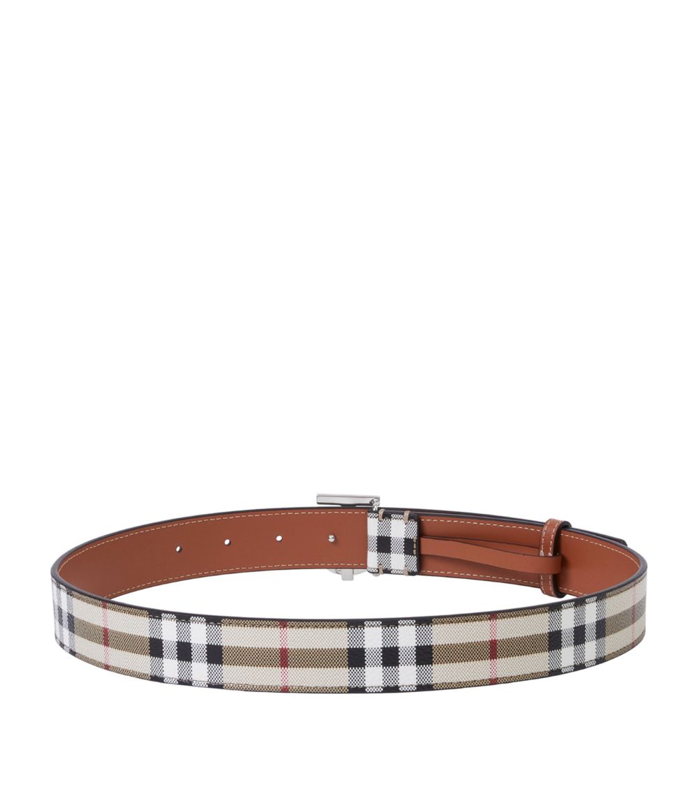 Burberry Burberry Reversible Tb Monogram Belt