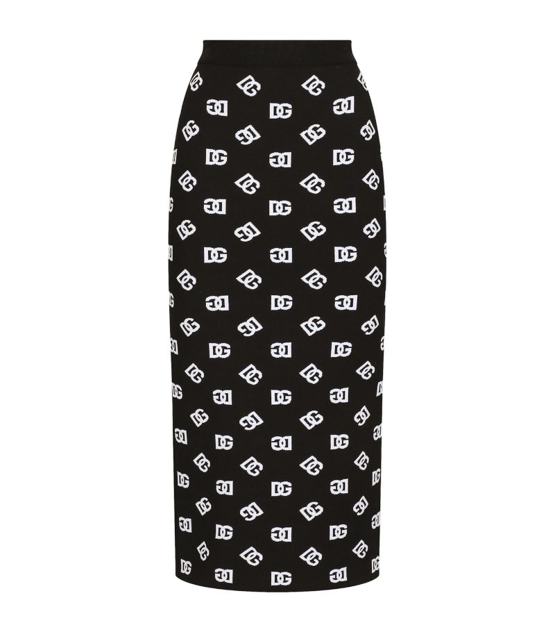 Dolce & Gabbana Dolce & Gabbana Knit Monogram Skirt