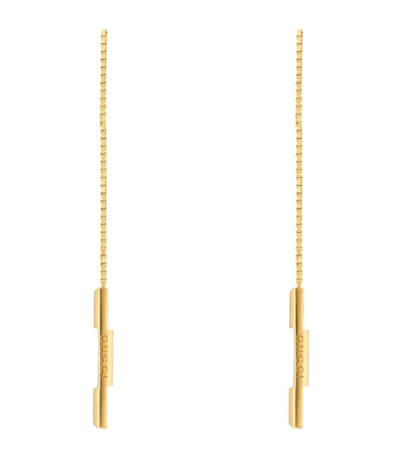 Gucci Gucci Yellow Gold Link To Love Earrings