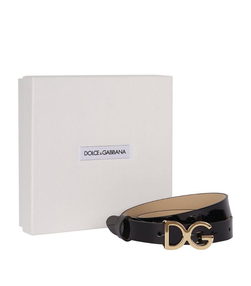 Dolce & Gabbana Dolce & Gabbana Kids Leather Logo Belt