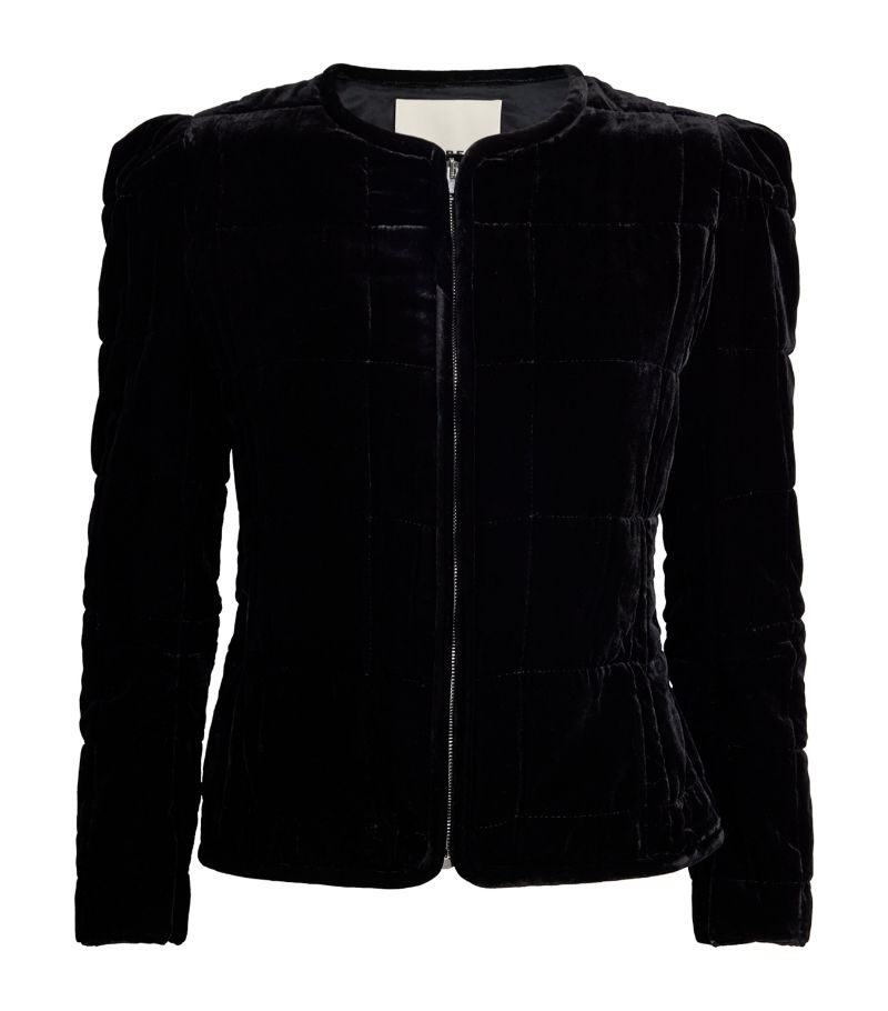 Isabel Marant Isabel Marant Velvet Quilted Djanet Jacket