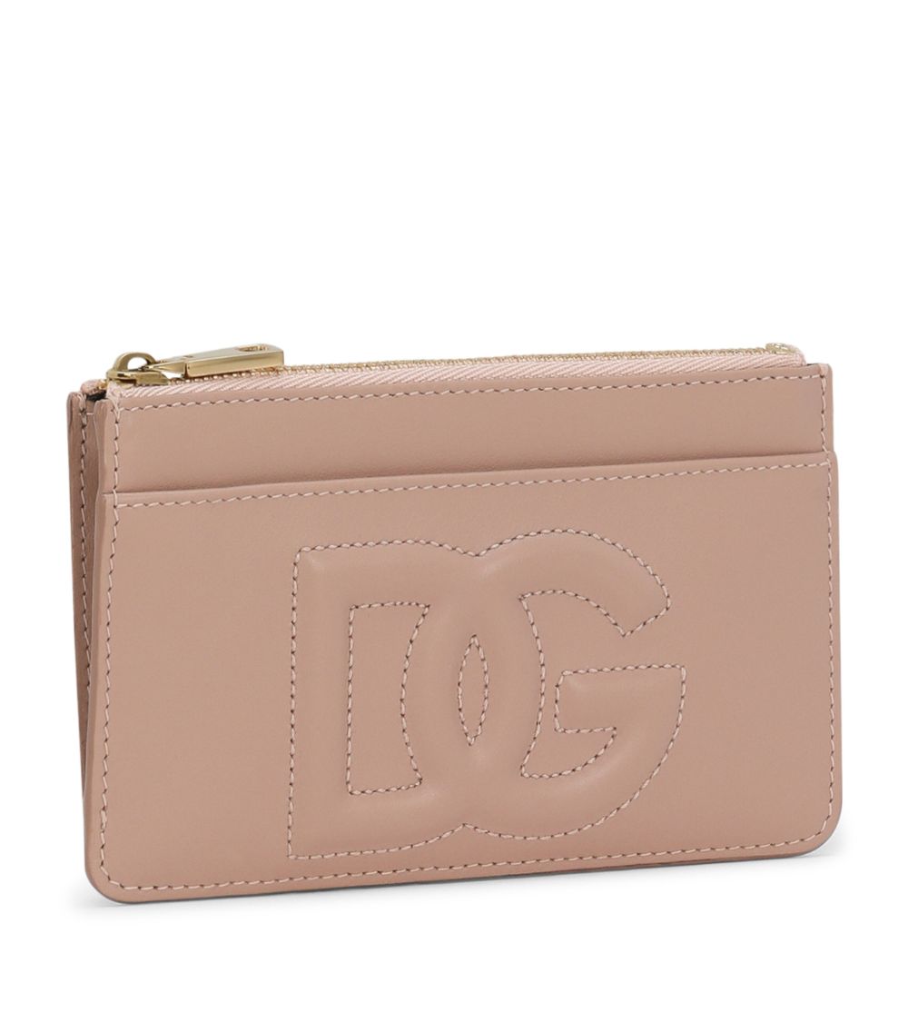 Dolce & Gabbana Dolce & Gabbana Leather Zip Card Holder