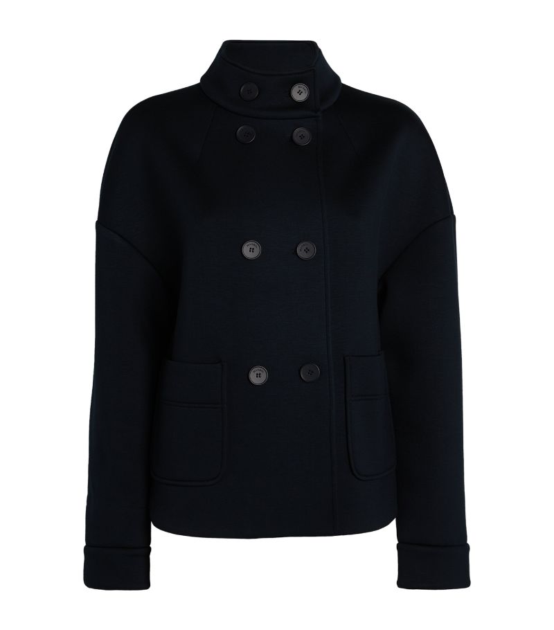 Max & Co. Max & Co. Jersey Double-Breasted Jacket