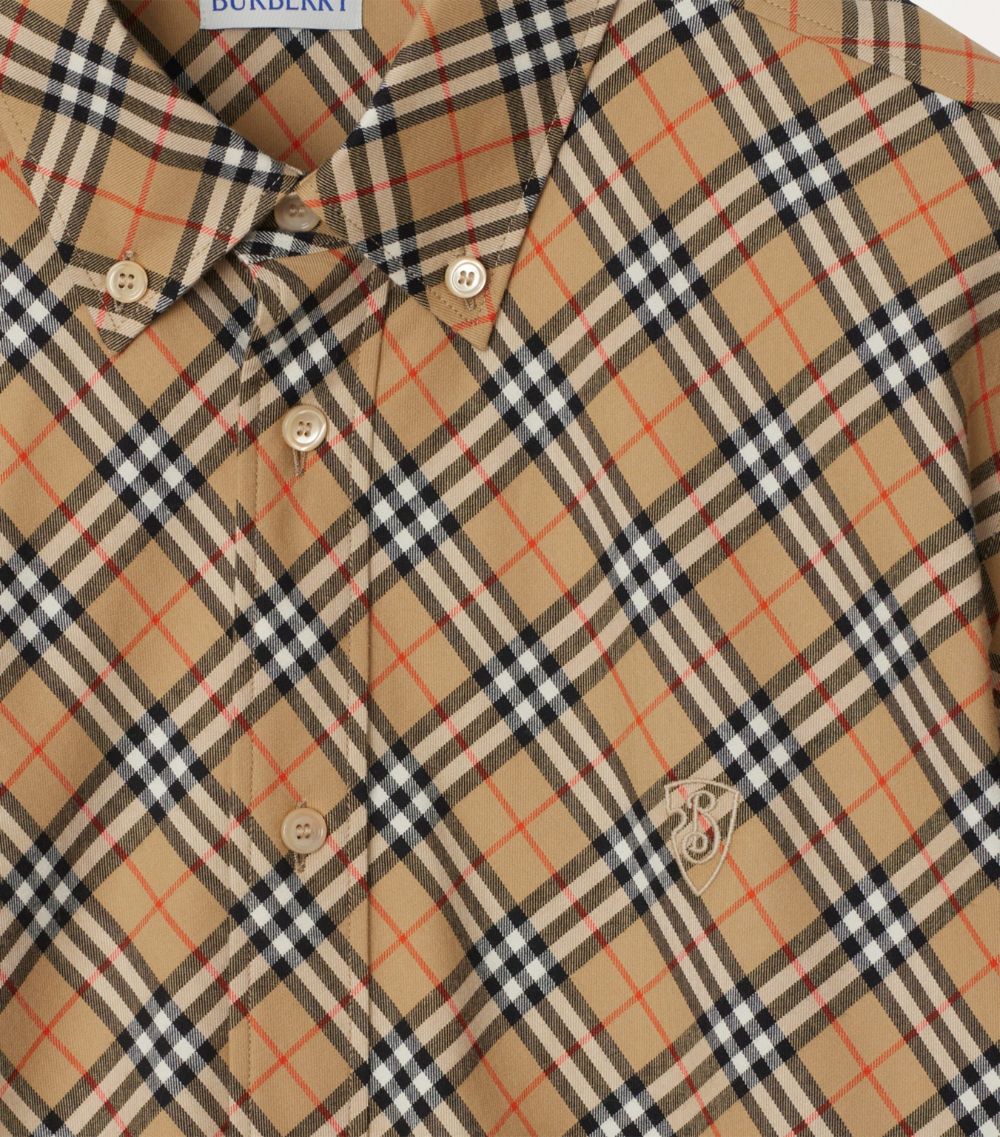 Burberry Burberry Check Shield Monogram Shirt