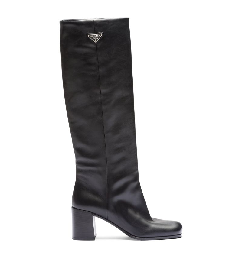 Prada Prada Leather Knee-High Boots 65