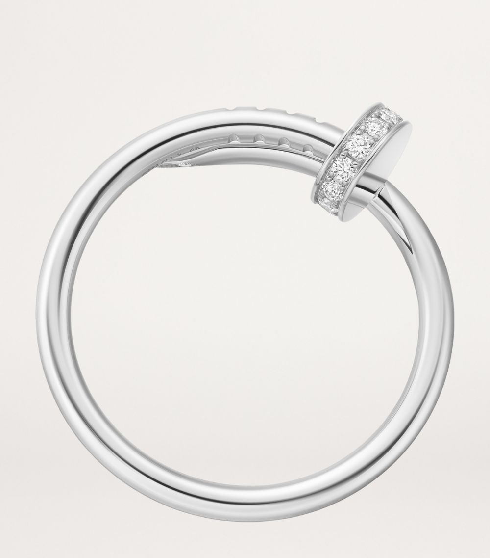 Cartier Cartier White Gold And Diamond Juste Un Clou Ring