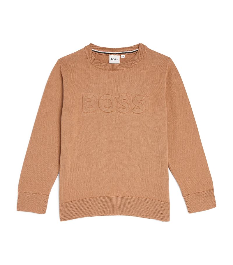 Boss Kidswear Boss Kidswear Cotton Logo Sweater (4-16 Years)