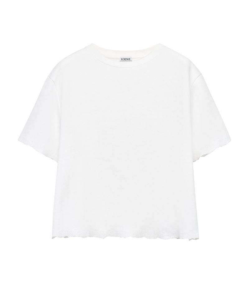 Loewe Loewe Distressed-Edge T-Shirt