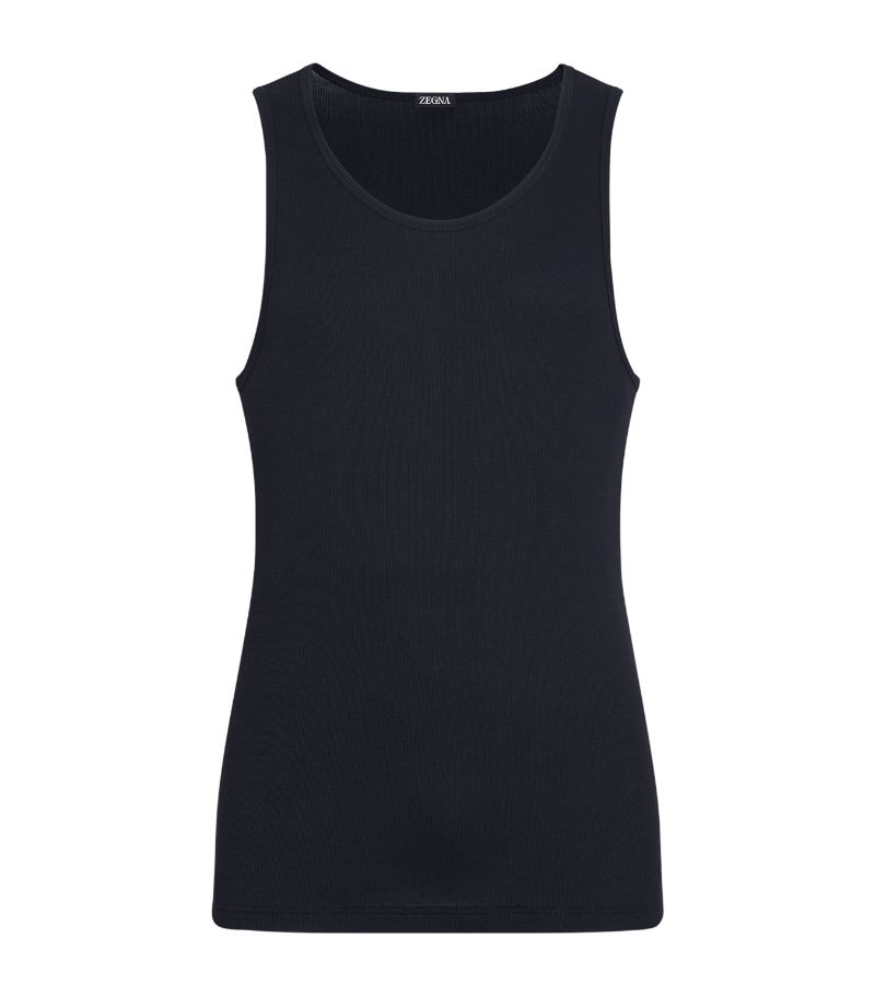 zegna Zegna Cotton-Blend Tank Top