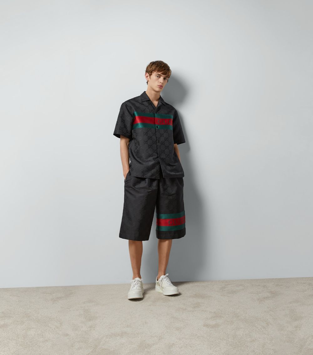 Gucci Gucci Nylon Gg Jacquard Shirt