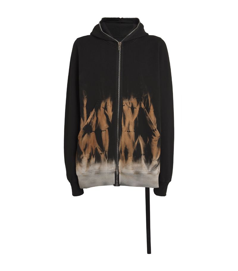 Rick Owens Rick Owens Cotton Flame Print Hoodie