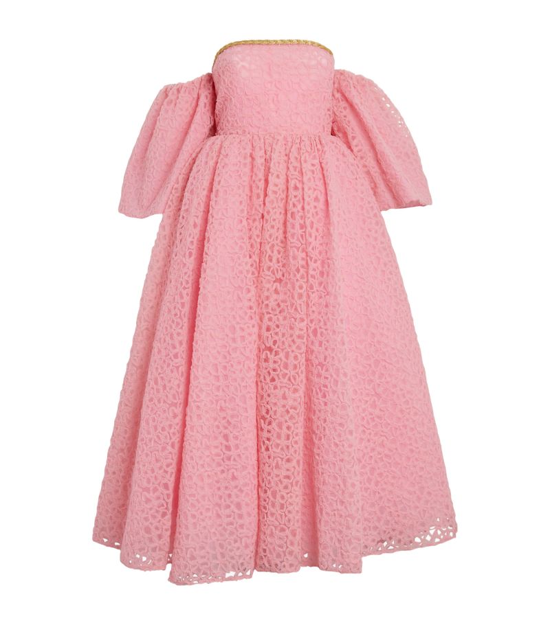 Giambattista Valli Giambattista Valli Tulle Embroidered Midi Dress