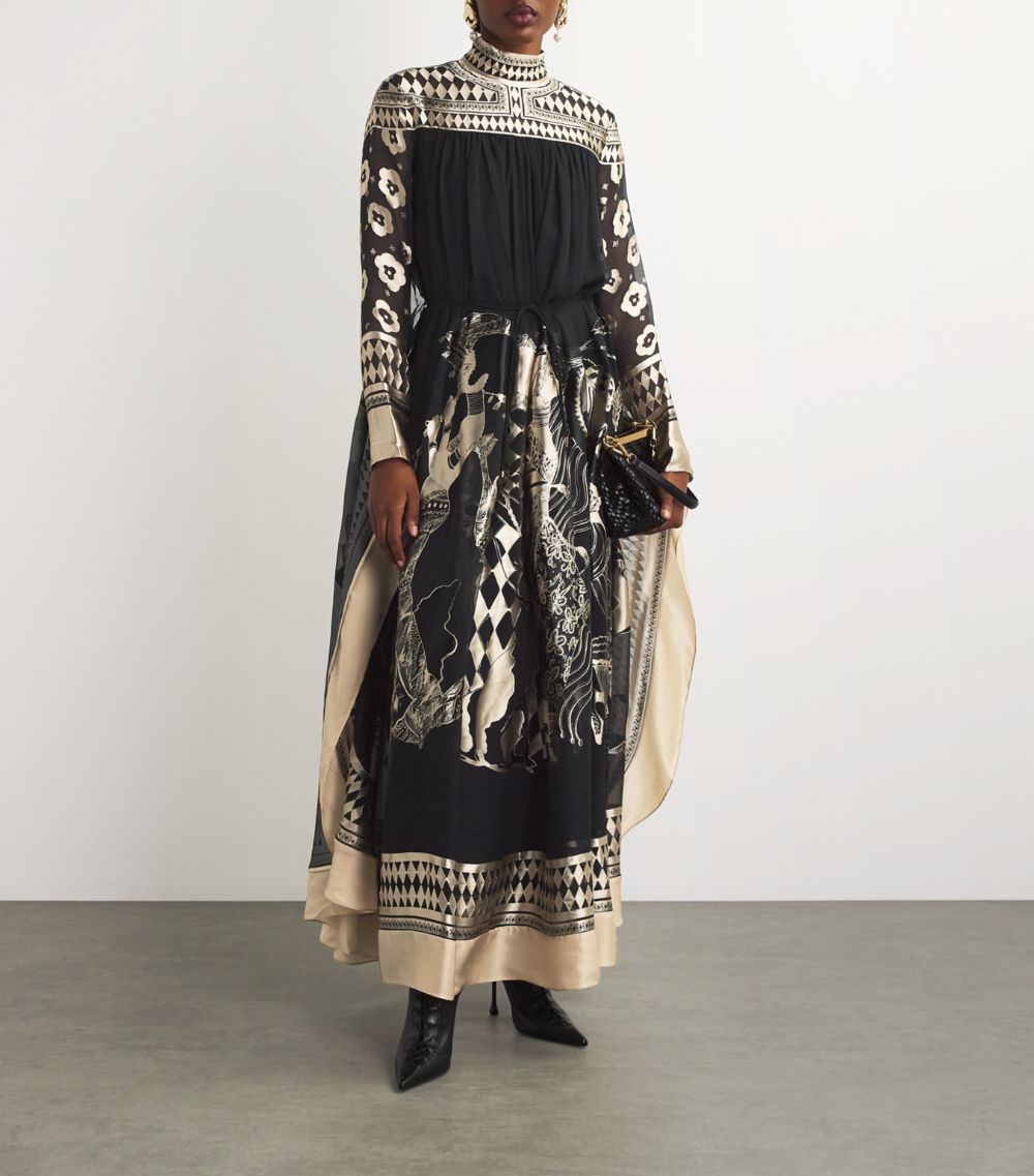 Zimmermann Zimmermann Printed Illustration Otto Maxi Dress