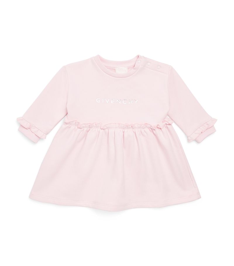 Givenchy Givenchy Kids Cotton Logo Dress (24-36 Months)