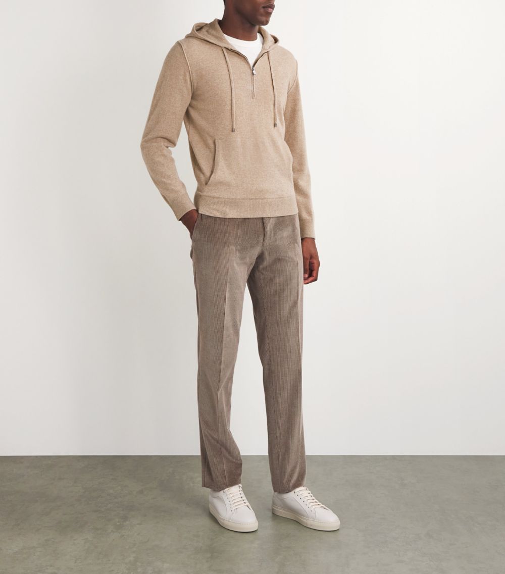 Corneliani Corneliani Wool-Blend Knitted Hoodie