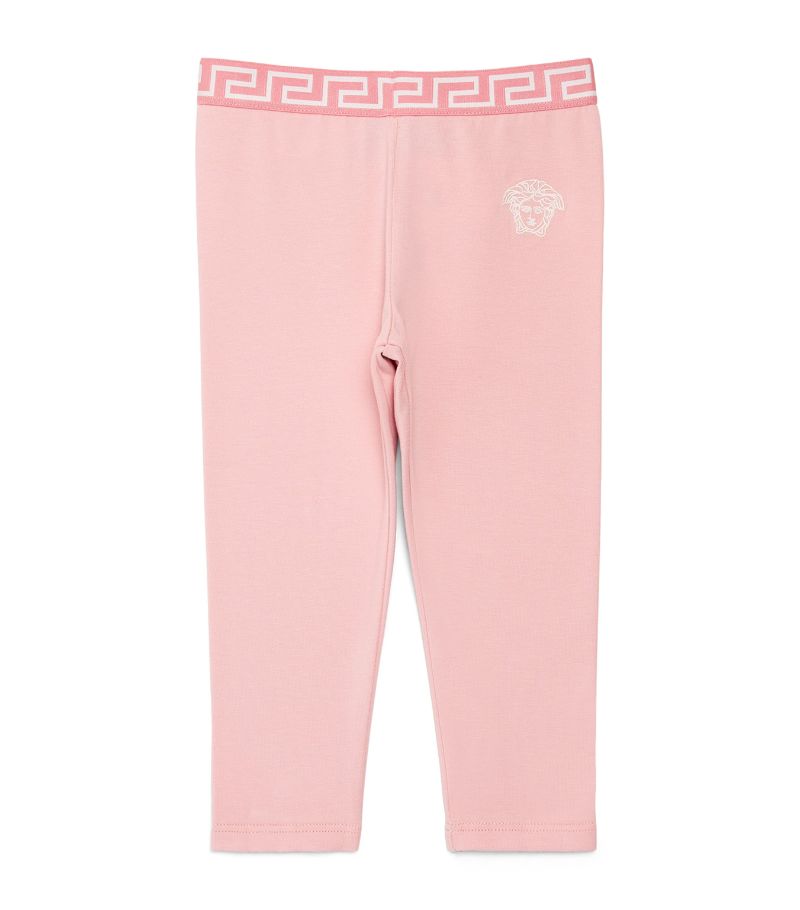 Young Versace Versace Kids Logo-Waistband Leggings (3-24 Months)