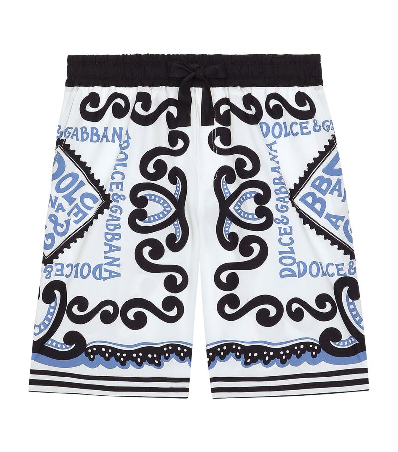 Dolce & Gabbana Dolce & Gabbana Kids Cotton Patterned Bermuda Shorts (2-6 Years)