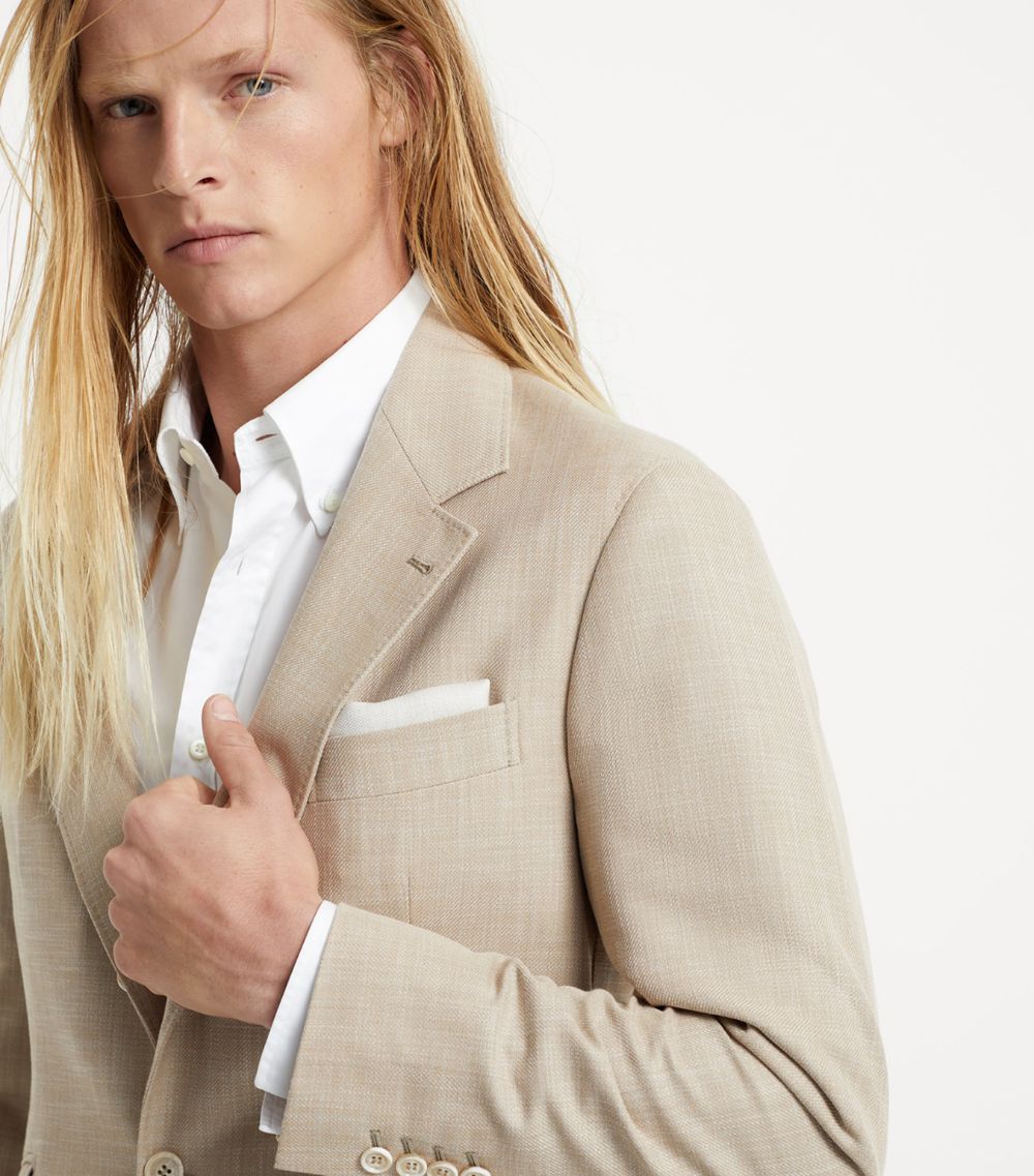 Brunello Cucinelli Brunello Cucinelli Deconstructed Cavallo Blazer