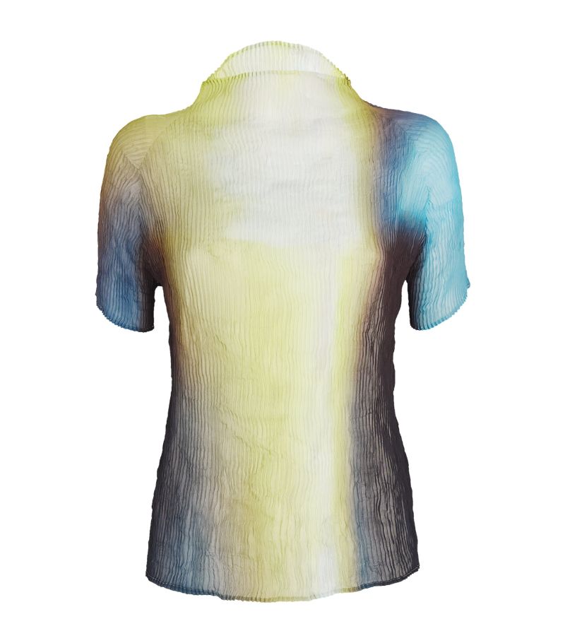 Issey Miyake Issey Miyake Light Leak Chiffon Twist Top